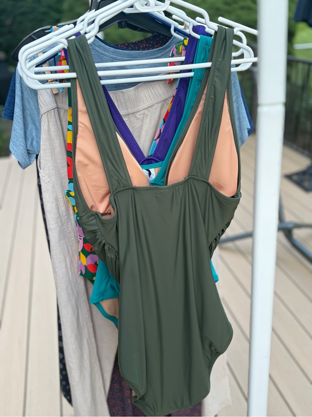 J. Crew Ruched Swimsuit - Picture 2 of 4